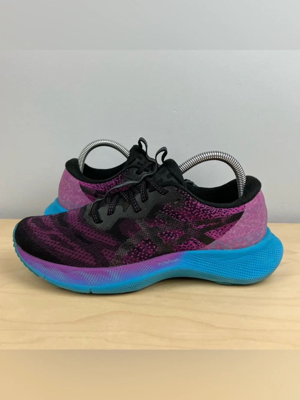 ASICS Women's Purple & Blue Running Shoes - Picture 3 of 12